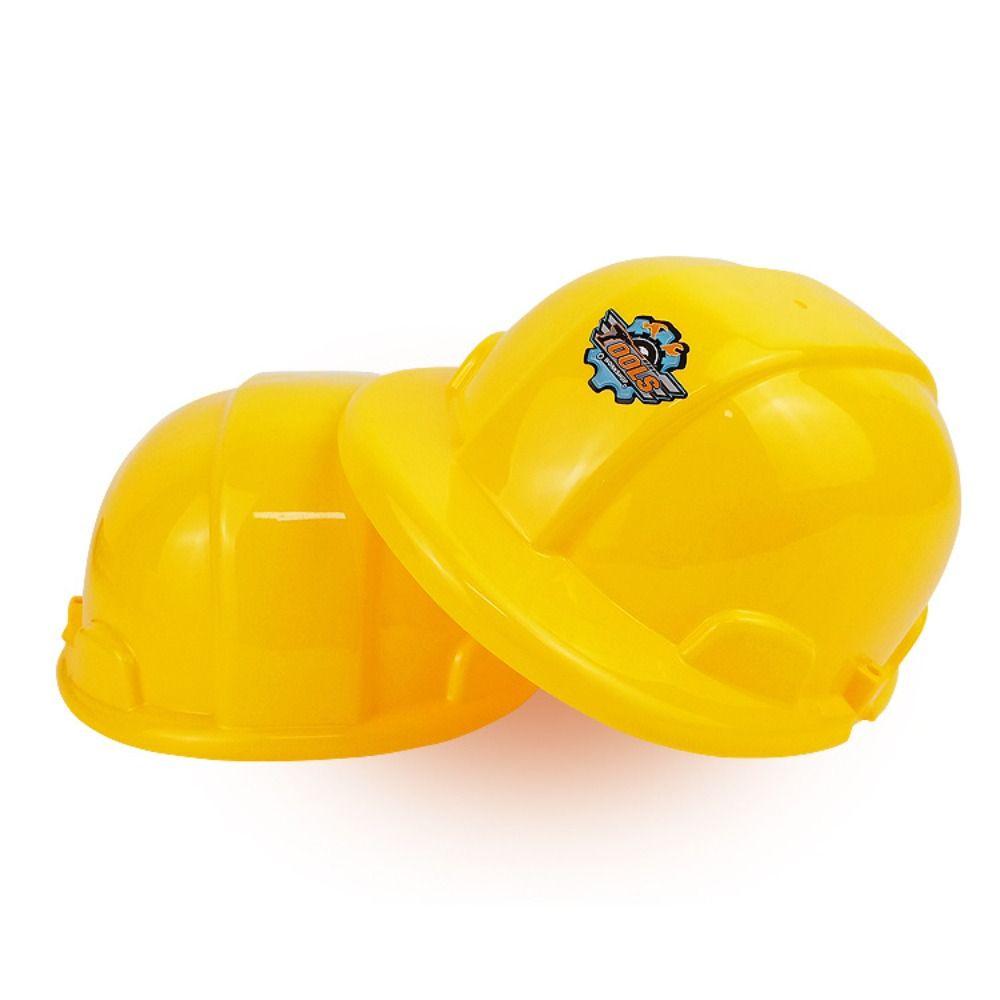 Plastic Play House Worker's Hat Construction Worker Helmet Kids Birthday Party Decor Supplies