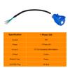 JDMEX CEE Female Plug For Portable EV Charger Schuko / Israel Plug Socket Adapter Connect with 16A/32A 1 / 3Phase 7KW /11KW