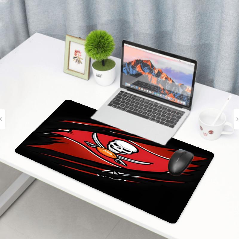 Tampa Bay Buccaneers Print Mouse Pad, Anti‑Slip Desktop keyboard Mat, for PC Laptop Gaming Working Daily Use, Cool Festival Birthday Gift