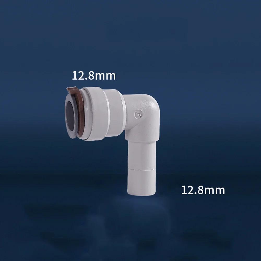 Фитинг 3/8" 1/2" НАР. ДИАМ. X 3/8" ТРУБКА Прямой Угольник Тройник POM Быстроразъемное Соединение для Аквариума RO Фильтра Воды Системы Обратного Осмоса