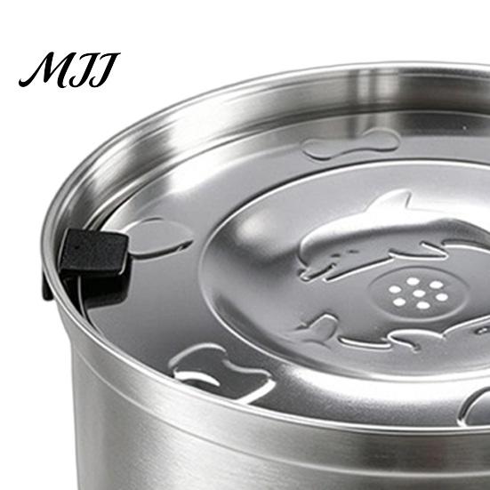 Регулируемая поилка с подачей воды 1,2/3,2 л, миска для собаки из нержавеющей стали, не проливающаяся, для медленного питья, без намокания морды, брызгозащитная, нескользящая, дозатор для