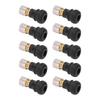 Akozon 10pcs Tire Valve Stems Electric Scooter Tubeless Tire Vacuum Air Valve 2cm Length
