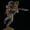 35-й масштаб, полимерная фигурка, неокрашенная модель, военная тематика, советский солдат, в разобранном и неокрашенном виде, GK MODEL