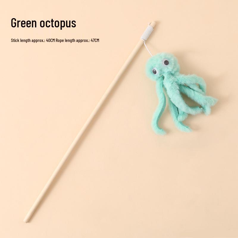 Льняная мышка-кошка дразнилка с колокольчиком - Игрушка для снятия скуки для кошек