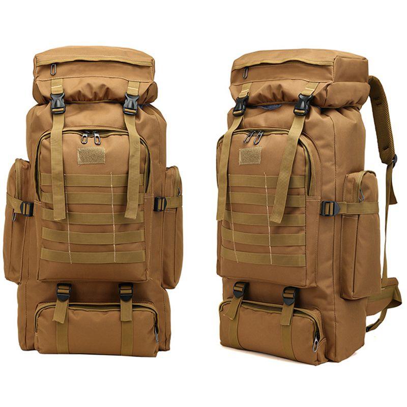 Military 70l80l100loutdoor Rucksack Tactical Backpacks Camping Hiking Trek Bag
