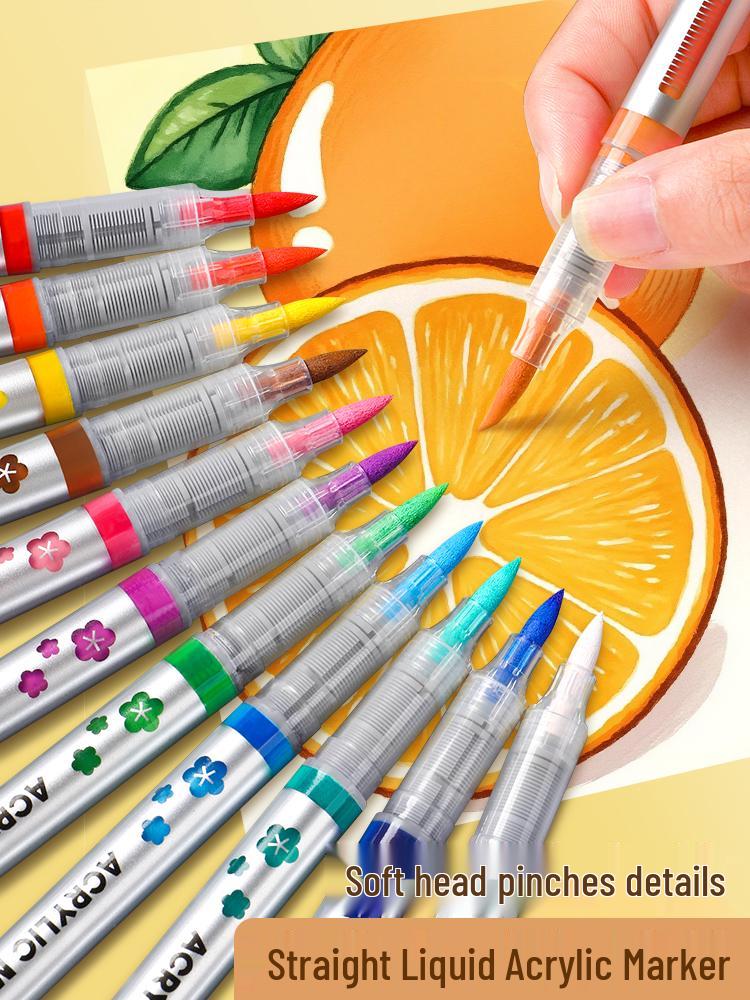 Акриловый маркер Арт Профессиональный - Акриловый маркер-акварель с тонким наконечником