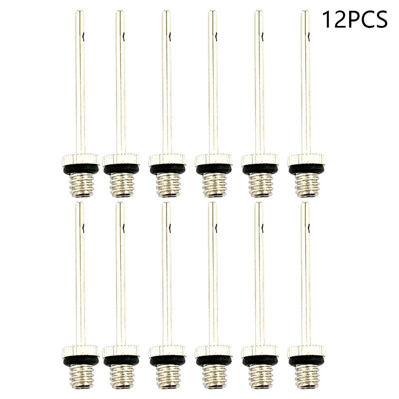 6/12 шт. надувные иглы баскетбольные футбольные волейбольные надувные иглы мячи универсальные иглы насос аксессуары