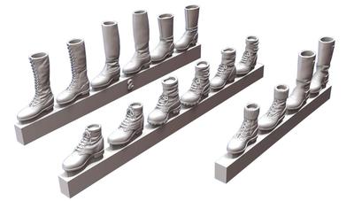 Royal Model Немецкие армейские пехотные ботинки времен Второй мировой войны Военные ботинки Набор смоляной кит RM911 1/35 &