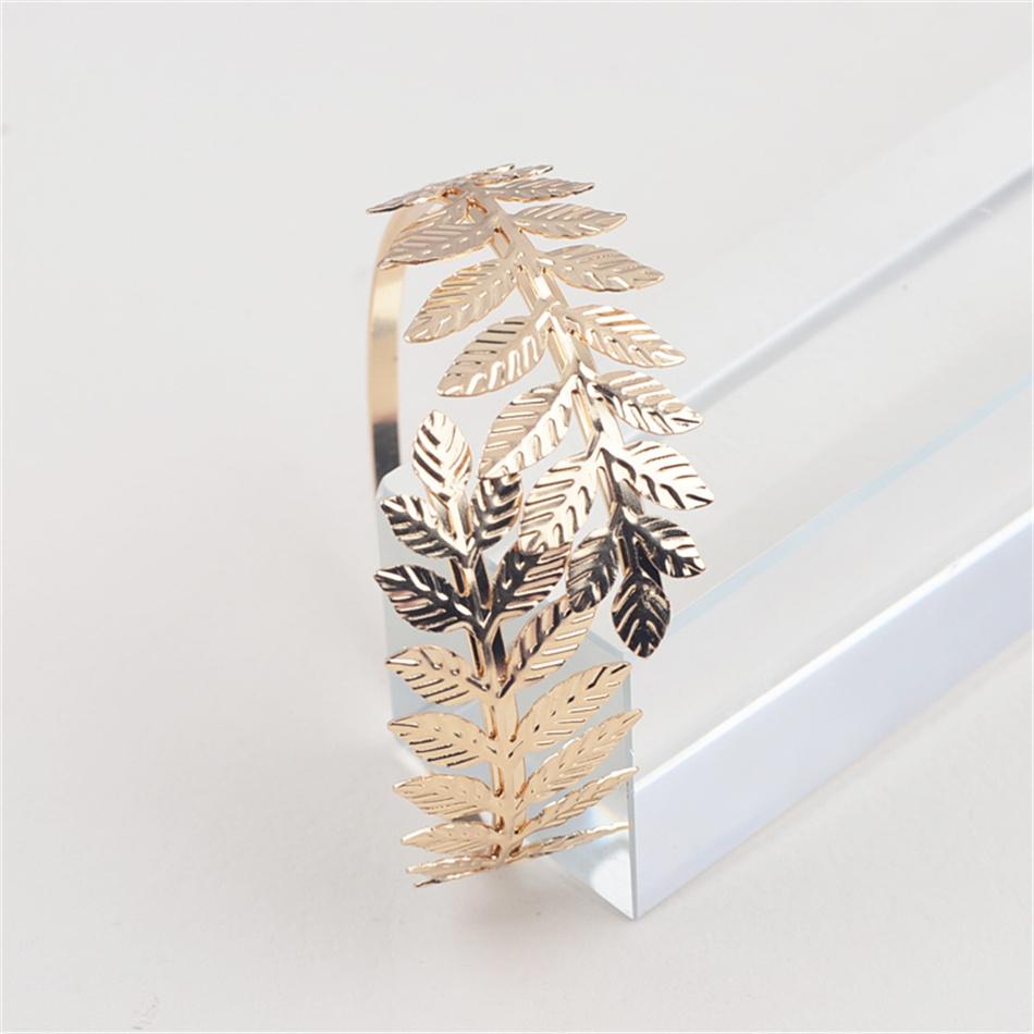 Металлическое кольцо с открытой дужкой в виде листа, панк-персоналити, широкие браслеты-манжеты, женские украшения, простое преувеличенное геометрическое кольцо