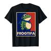 Футболка с принтом лягушки Портленда, смешная, FROGTIFA, лягушка, ретро, винтажная, лягушка-мем, для мужчин, женщин, 100% хлопок, футболки, топы с коротким рукавом 1014-1