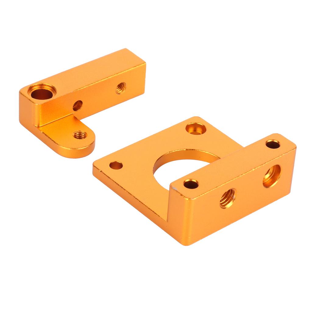 Extruder Bracket Aluminum Block Oxidation Sandblasting Extruders Mounting Block for 3D Printers