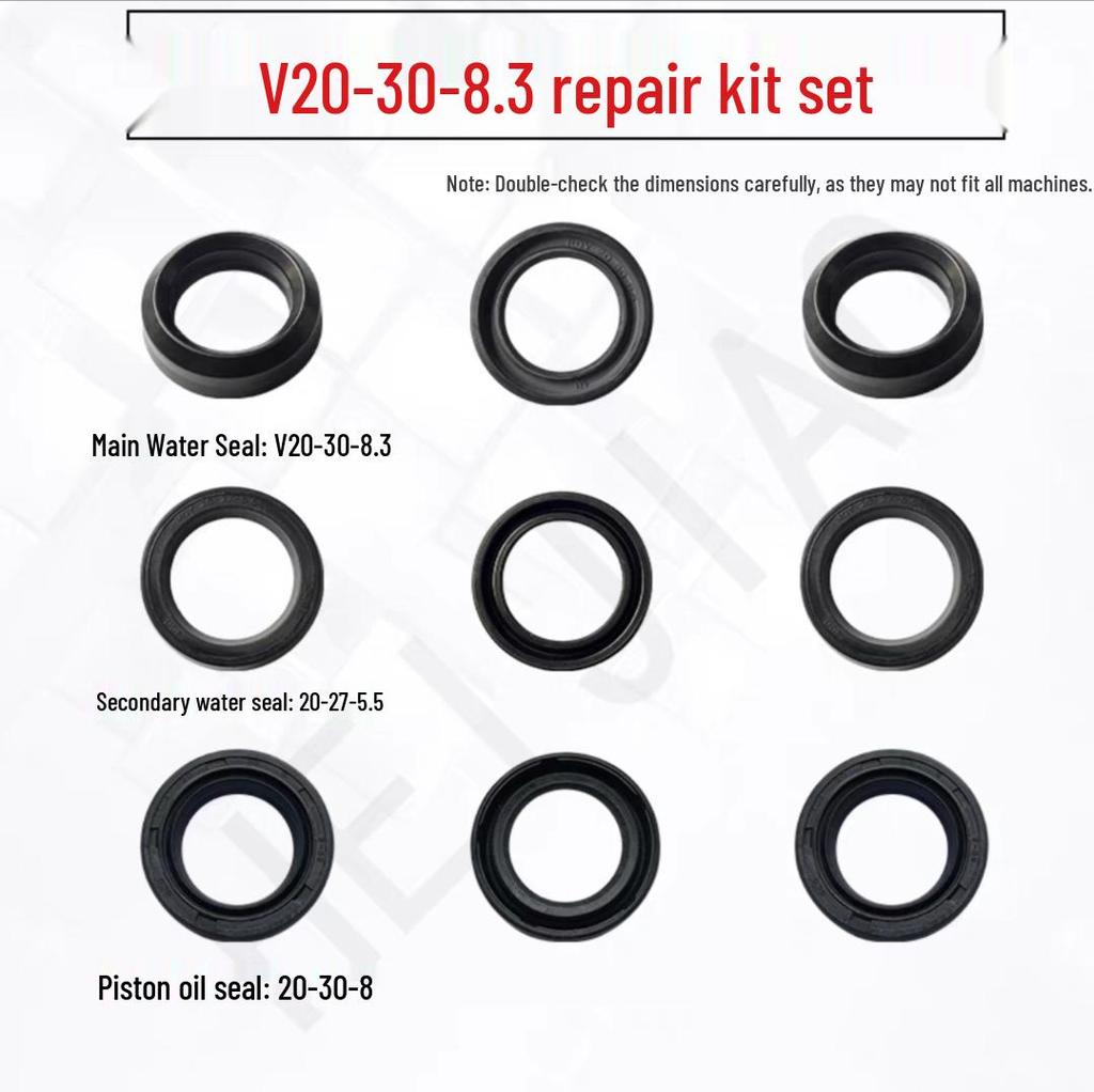 Ремонтный комплект для насоса мойки высокого давления: Головка, Зажим для ткани, Основное уплотнение, Поршень, Масляное уплотнение, Резиновое кольцо Аксессуары