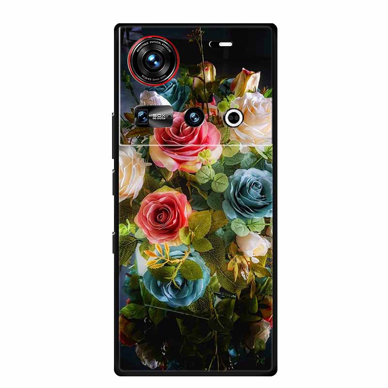 Чехол для ZTE nubia Z70 Ultra 5G Z70Ultra 6,85" Черный Силиконовый Мягкий Чехол для Телефона Для ZTE Nubia Z70 Ultra Задняя Крышка Чехол Z 70 Ultra