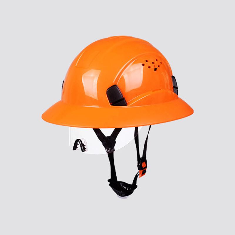 Строительная каска с козырьком. Защитный шлем с очками. Защитная рабочая спасательная кепка. Шлем для верховой езды. Шлемы для спасательного скалолазания.