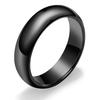 [Rockyu] вольфрамовое мужское кольцо черное 4мм 6мм кольцо черное Komaru Прочность высокий блеск Властелин колец модные аксессуары (черный-ширина 6мм, 15)
