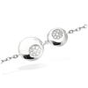 [L2016] - Silver Bracelet 'Goddess' Silver White (rhodium-plated) - 20x10 Mm