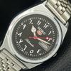 ВИНТАЖНЫЕ ОТРЕМОНТИРОВАННЫЕ МУЖСКИЕ ЧАСЫ SEIKO 5 AUTOMATIC 6309A ЯПОНИЯ ЧЕРНЫЕ a442596-1