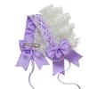 Ribbon Bow Lolita Lace Headband Pearl Lolita Hair Clip Creative Maid Cosplay Headdress  Daily