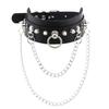Goth Punk Spike Rivet Choker Collar For Women Steampunk Pentagram Necklace Emo Neck Strap Cosplay Chocker Gothic Accessories