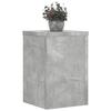 VidaXL Supports pour plantes 2 pcs gris béton bois d'ingénierie, support de fleurs, support de pot, support pour plantes 852909