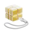 Cube Pill Box with Lanyard Portable 8-Cell Medicine Box Sealed Pill Dispenser Cube 7 Days A Week for Travel Work Daily Outings