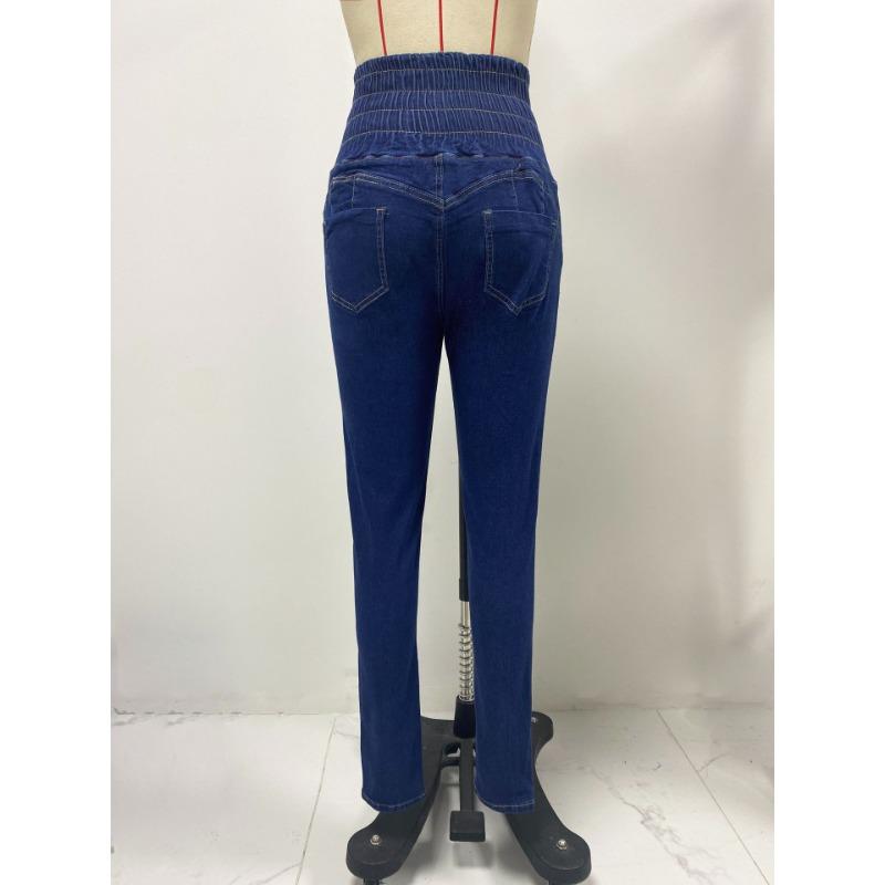 Spring and Summer Women's Jeans Sexy Hip Lifting Calf Pants Jeans