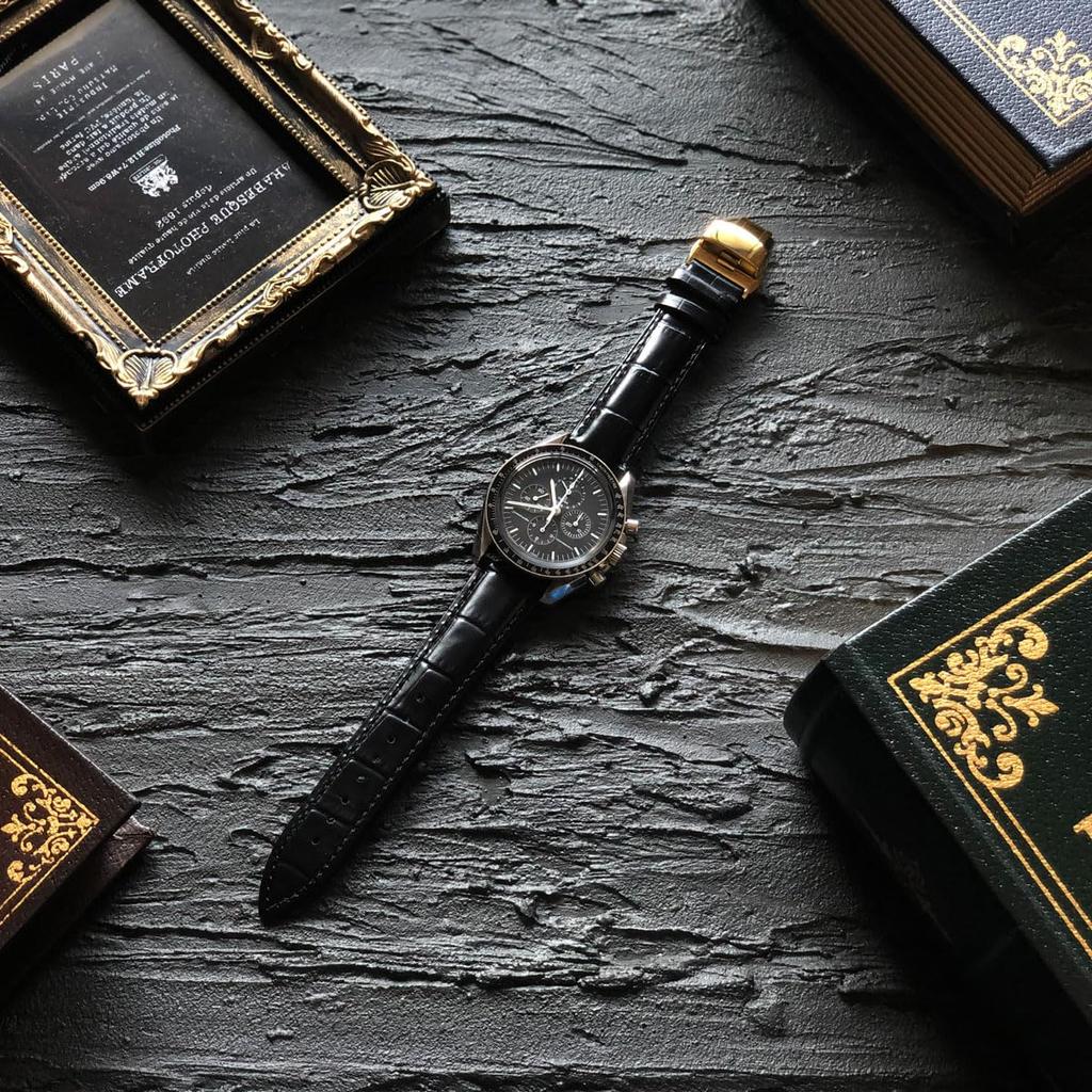 Ремешок для часов 23 мм 24 мм 22 мм 21 мм 20 мм 19 мм 18 мм натуральная кожа ремешок для часов сменный ремешок D пряжка водонепроницаемый потостойкий кожаный ремешок для часов