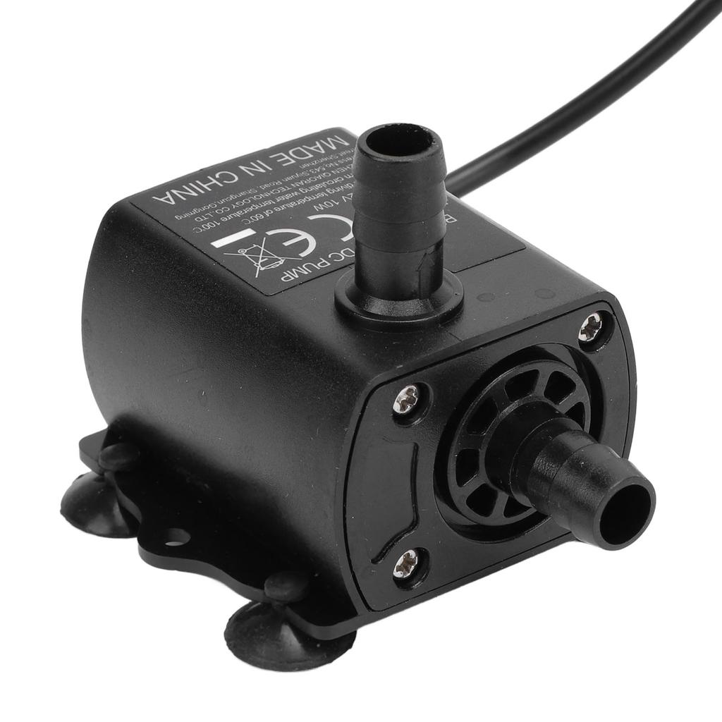 Погружной водяной насос DC 12В 10Вт 0?Микробесщеточный погружной водяной насос 400 л/ч для аквариума