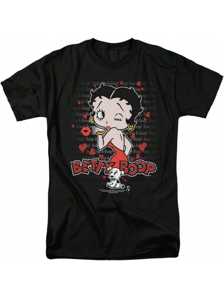 Popfunk Classic Betty Boops Classic Kiss T Shirt