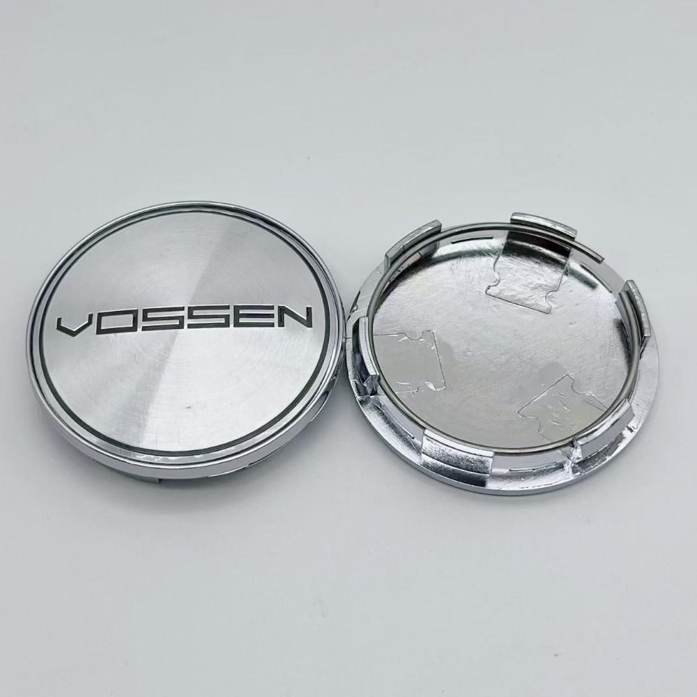 4pcs Vossen Logo Emblem Badge Car Wheel Center Caps 68MM (62MM I.D) Rim Hubcaps Cover Wheels Hub Lid Replace Styling Accessories