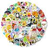 100 Small Size 4cm Creative Anthropomorphic Animal Graffiti Stickers Fencing Cat Creative Waterproof Stickers