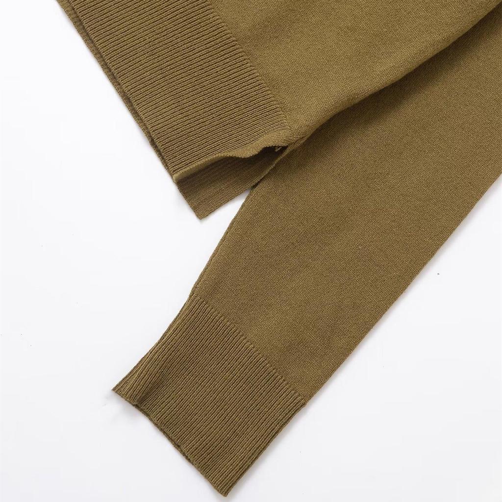 Весна 2025 Женский базовый свитер тонкой вязки