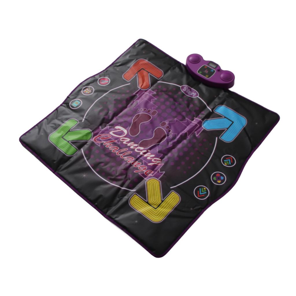 Танцевальный коврик для детей, электронный коврик, игрушка, 4 игровых режима, регулируемый, встроенный музыкальный танцевальный подарок, не светится