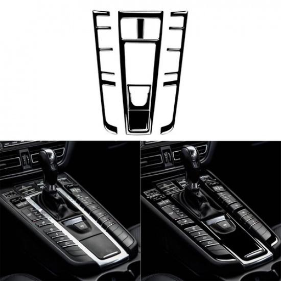 For Porsche Macan 2014- Piano Black Console Gear Shift Box Panel Cover Trim