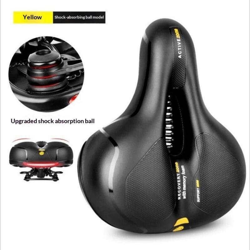 Reflective Hollow Bike Seat Comfortable and Breathable for Everyday Use