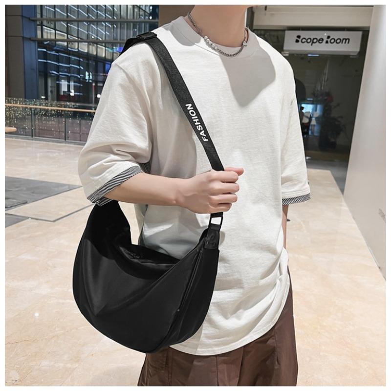 Ladies Slouchy Crescent Bag Niche Minimalist Crossbody Dumpling Bag Sport Casual Large Capacity Single Shoulder Bag