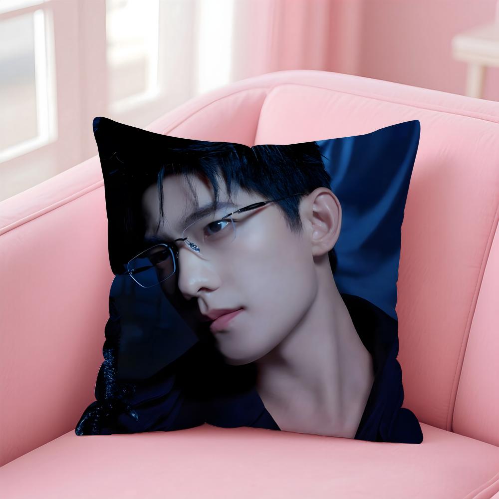 actor handsome YYang Yang Cushion Cover Pillow Case Soft Skin Friendly Fabric Concealed Zipper