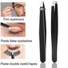 Anti-static Stainless Steel Tweezers Maintenance Tools Industrial Precision Straight Tweezers Repair Tool for Eyebrow