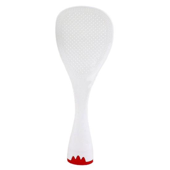 Лопатка для риса Термостойкая Защита от ожогов Зернистый дизайн Экономия труда Самостоящая Пластиковая лопатка для риса для кухни