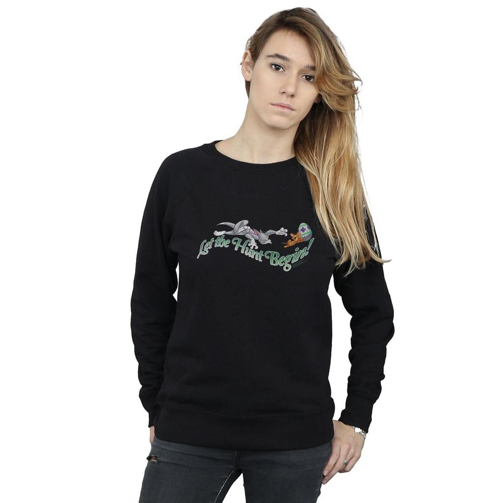 Tom And Jerry Womens/Ladies Let The Hunt Begin Sweatshirt