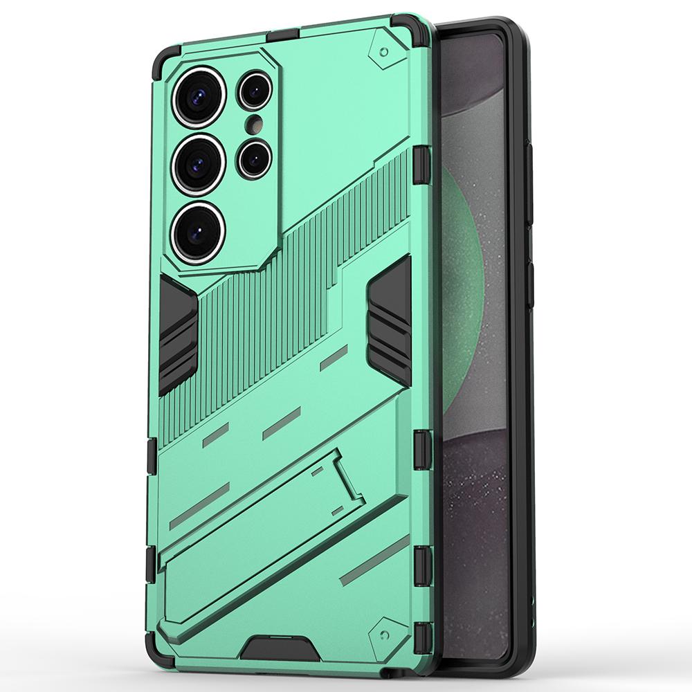 Чехол для Samsung Galaxy S25 Ultra из ПК+ТПУ, противоударный чехол для телефона с подставкой