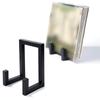 Black Metal Small Vinyl record stand Simple Assembly LP Records Storage Shelf  Home