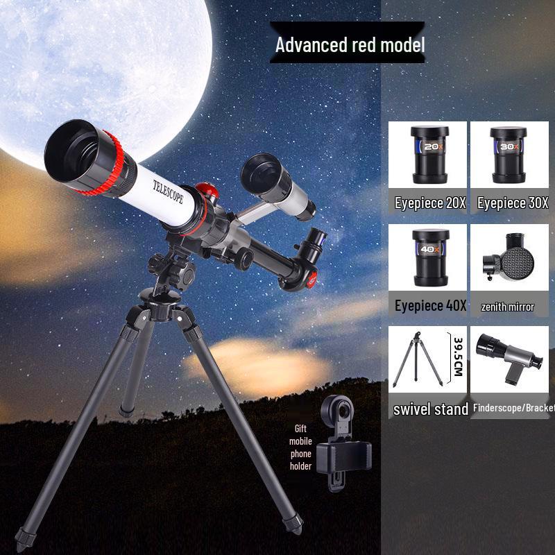 High-Definition Astronomical Telescope for Primary School STEAM Learning