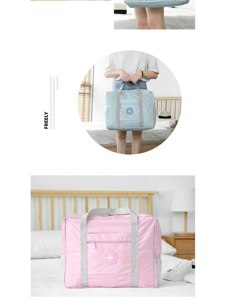Женская складная дорожная сумка большой вместимости: Сумка для беременных, Портативное хранение с круглой этикеткой, Подходит для самолета.