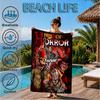 Custom Name Horror Movie Night  Beach Towel Microfiber Beach Towel, Lightweight and Quick-Dry, for Summer Travel, Swimming Pool Gift