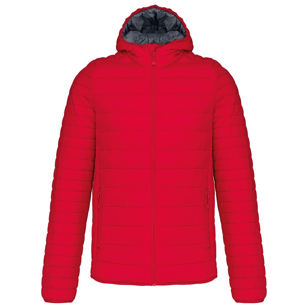 Kariban Mens Lightweight Hooded Down Jacket