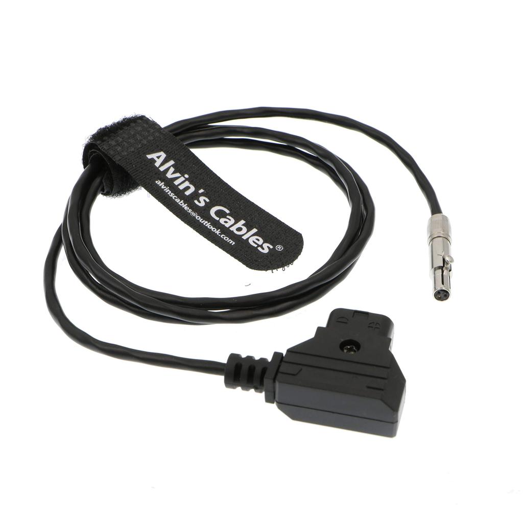 Alvin's Cables Odyssey 7Q Monitor Power Cable, 3-pin Female To D-tap P-tap Cord
