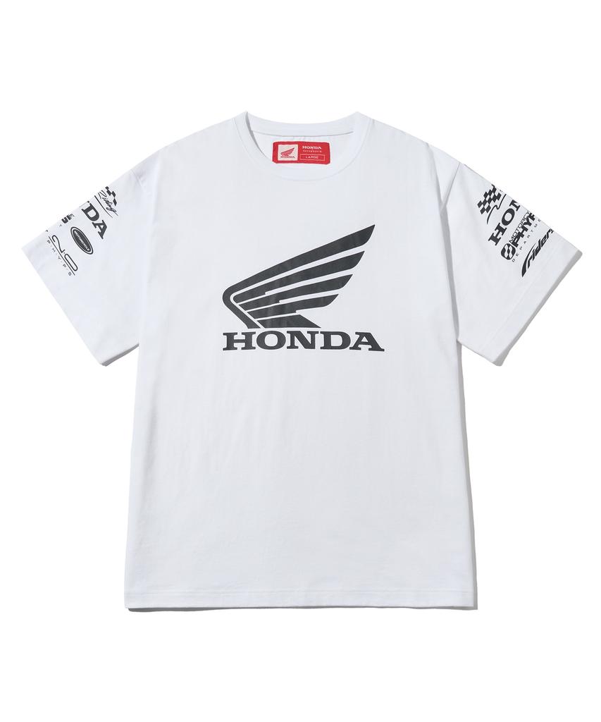 PHYPS MOTORCYCLE Wing Collect Logo Short Sleeve White