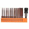 23Pcs Hex Head Allen Wrenches Drill Bit Set Steel Magnetic Tip Hex Bit Set 60mm Long 1.5/2/2.5/3/4/5/5.5/6/8/10/12mm