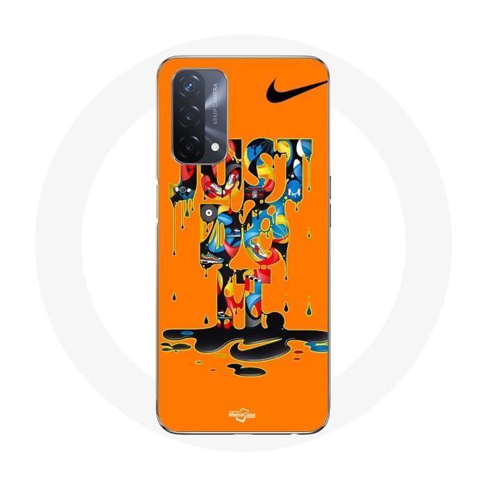 Coque - MANIACASE - Oppo A93 5G - Graffiti - Orange - Souple